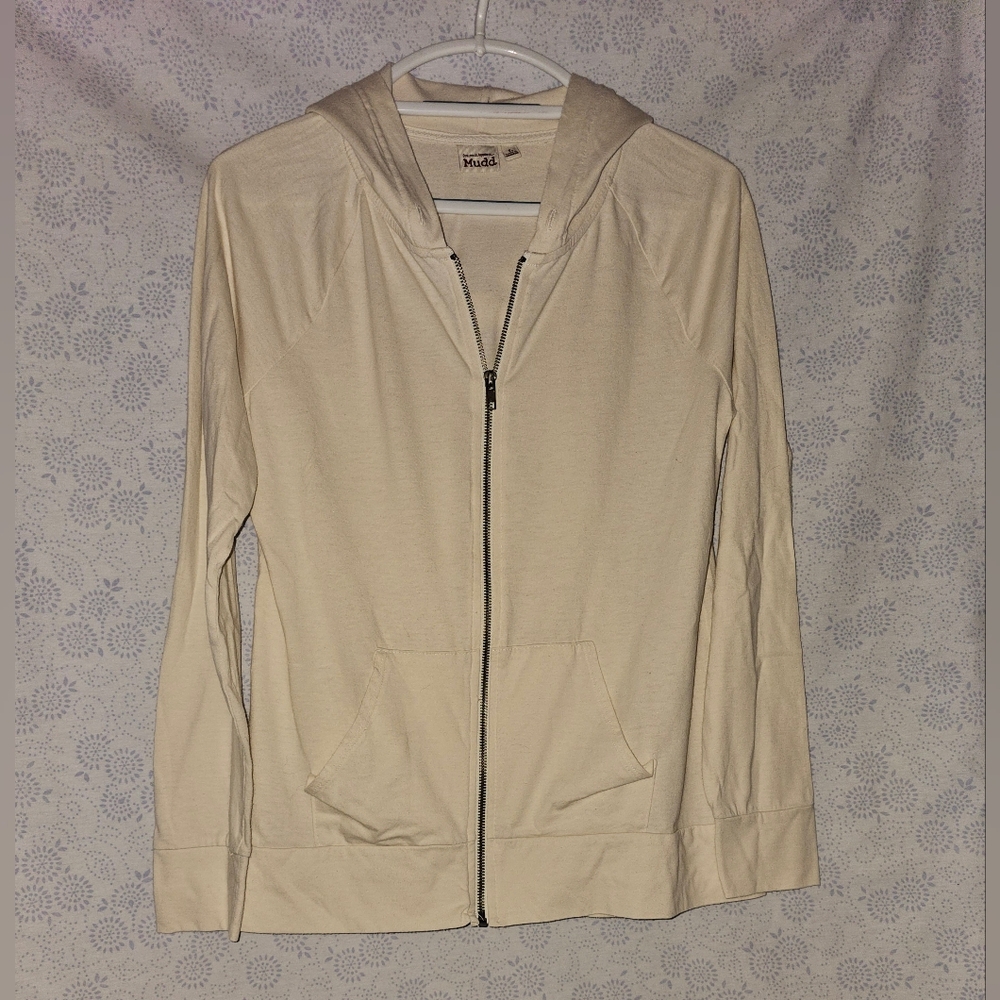 ✨️ Mudd Juniors Hoodie ~ Large/ Cream